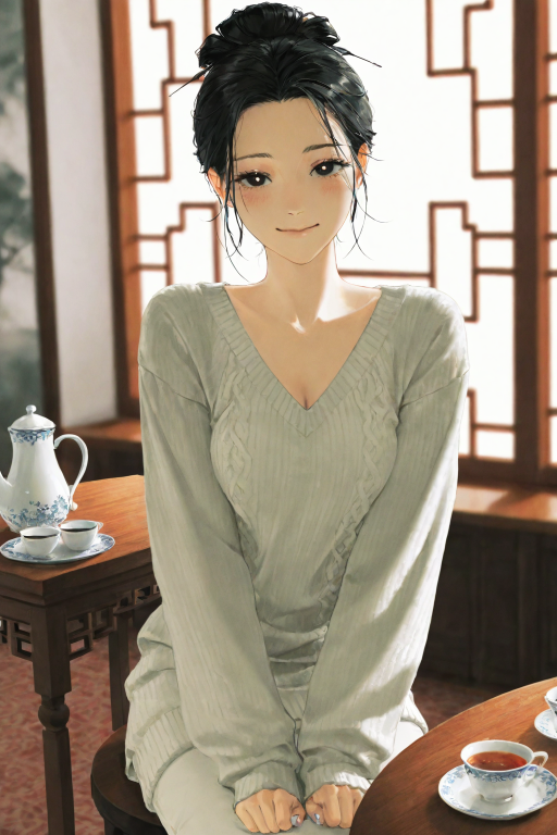 和两个女儿的少妇相亲
