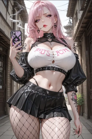 把你鸡巴当烟吸的精神小妹